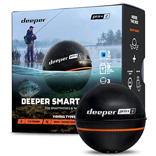その他 deeper pro Deeper PRO+ 2 Sonar - Portable Fish Finder and Depth Finder for